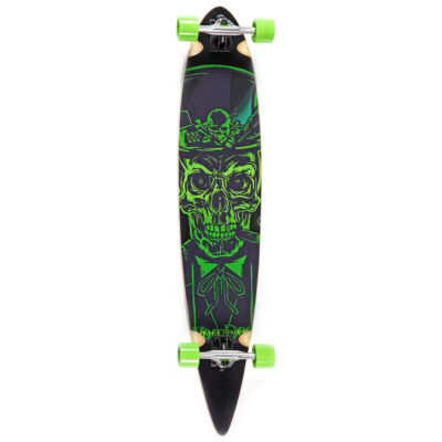 Longboard Skateboard DTS ABEC 7 CUSCINETTI DTS no rules in verde 229 20236 NUOVO OVP 