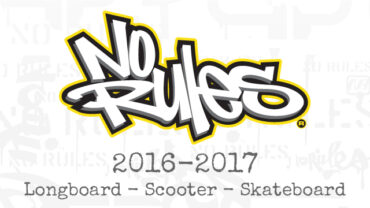 No Rules® 2016-2017<br>Longboard – Scooter – Skateboard